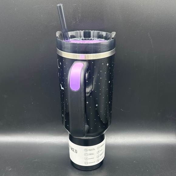 Stanley Halloween Spellcast Black 40oz H2.0 Flowstate Quencher Tumbler IN HAND - Picture 2 of 6